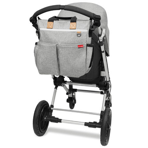 Skip Hop Duo Signature Diaper Bag Grey Melange
