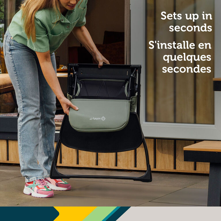 Safety 1st Compact Lily Highchair - Mineral Green