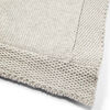 Baby Mode Signature Grey Knit Blanket with Border