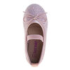 Ballerines plates à paillettes roses pour petites filles, taille