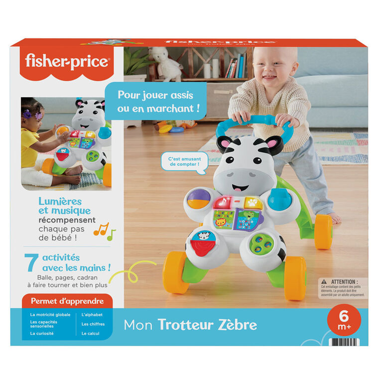 Fisher-Price Learn with Me Zebra Walker French Edition
