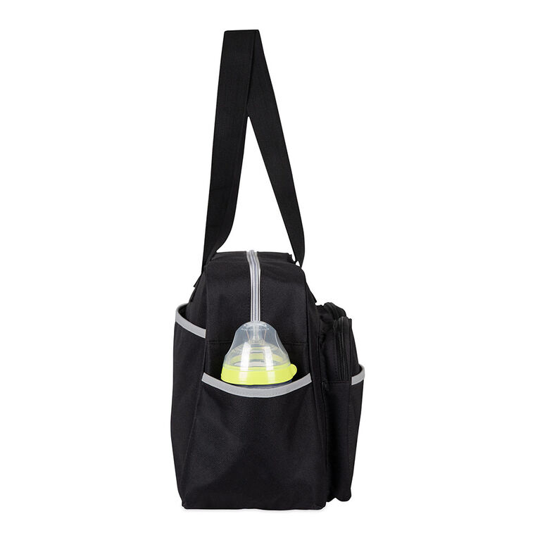 Eddie Bauer Gotham Duffle Diaper Bag - Black