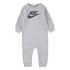 Nike Coverall -N- Multi Heather Grey, Size 6-9 Months
