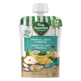 Purée biologique smoothie vert tropical de Baby Gourmet