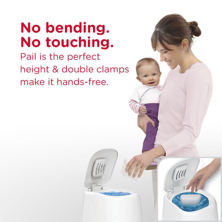 Poubelle à couches Diaper Genie Elite - Bleu bébé