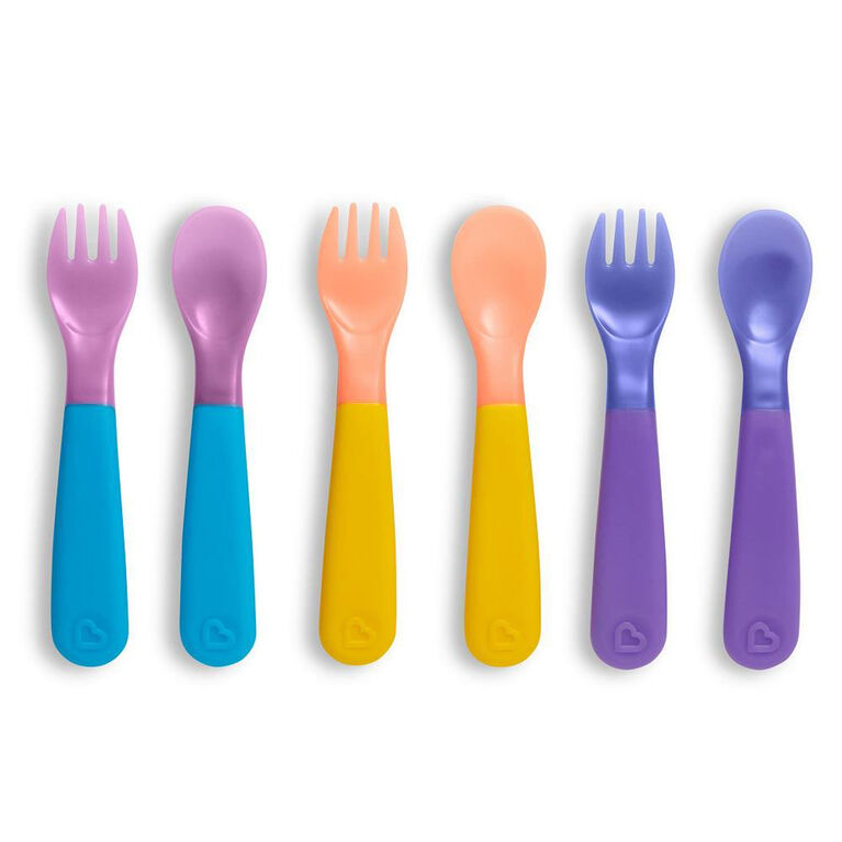 ColorReveal Color Changing Toddler Forks and Spoons - 6pk