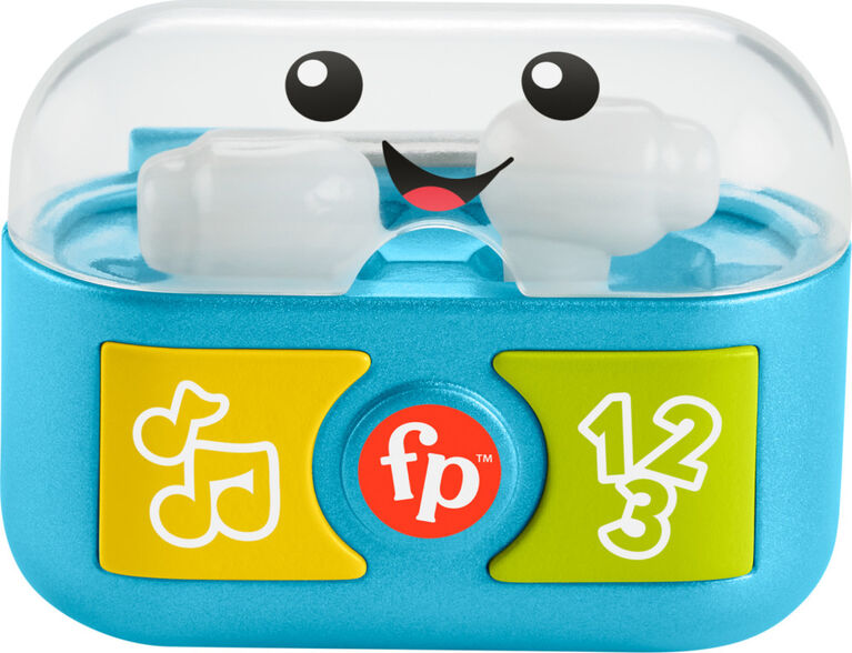 Fisher-Price Laugh & Learn Play Along Ear Buds Baby Musical Learning Toy, Multilanguage Version