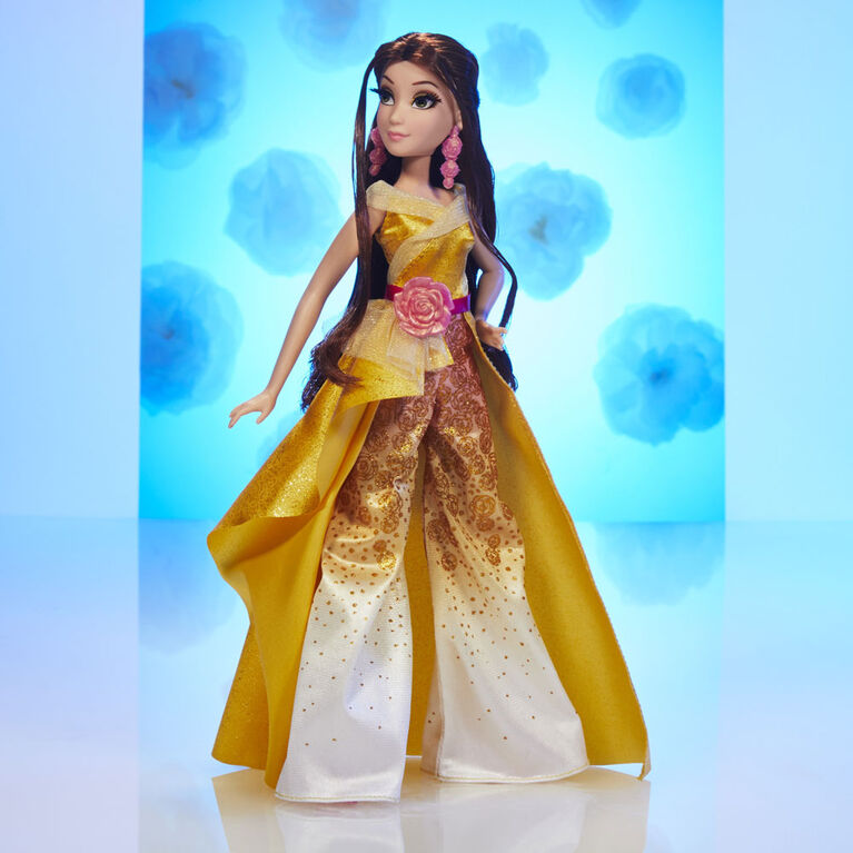 Disney Princess Style Series 08 Belle, Contemporary Style Fashion Doll with Accessories