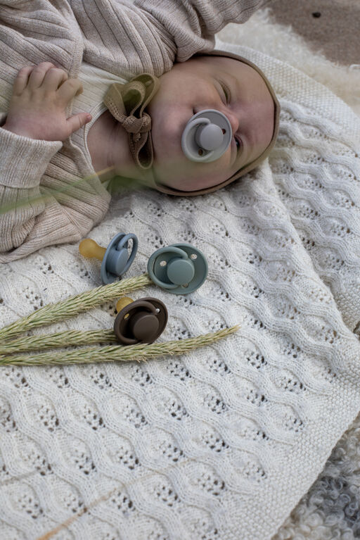 BIBS Delux Silicone Blush 2Pack 1Size