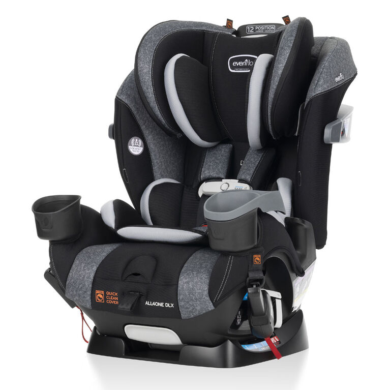 Evenflo All4One DLX 4-In-1 Convertible Car Seat (Latitude Gray)