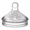 Tétines de biberon à débit moyen NUK Simply Natural, paquet de 2, 1 mois