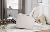 Lennox Furniture Capri Glider Recliner Swivel Off-White