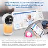 VTech RM5766HD, 1080p Smart WiFi Remote Access 360 Degree Pan and Tilt Video Baby Monitor with 5" High Definition 720p Display, Night Light, (White)