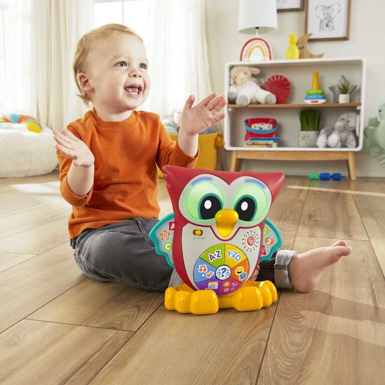 ​Fisher-Price Linkimals Light-Up and Learn Owl, French Edition