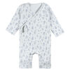 Just Born - 1 Piece Side-Tie Coverall - Blue 6-9M