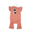 Mode bébé Ensemble pantalon pièces : corail floral