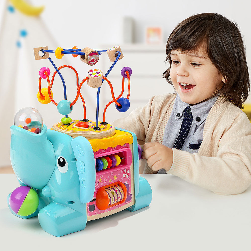 Mima Toys 5 In 1 Elephant Activity Cube Toys R Us Canada