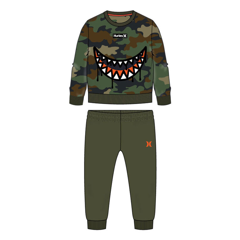 Ensemble Hurley - Camouflage Gris - Taille 18M