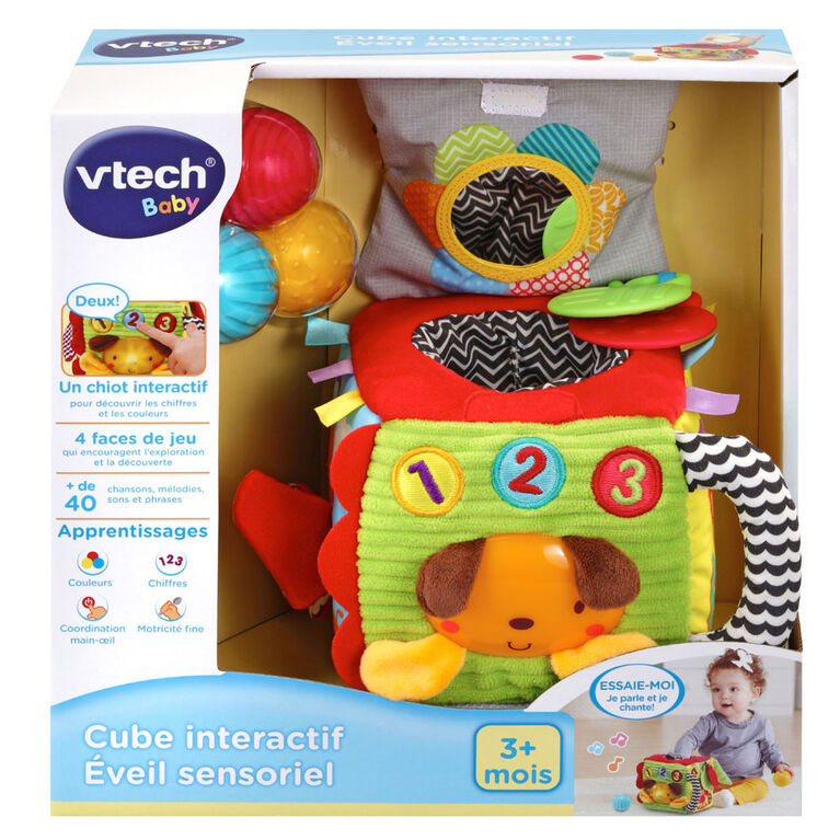 VTech Cube interactif Éveil sensoriel - Version française 3 à 24