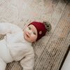 Petit Coulou - Organic cotton beanie- Ruby