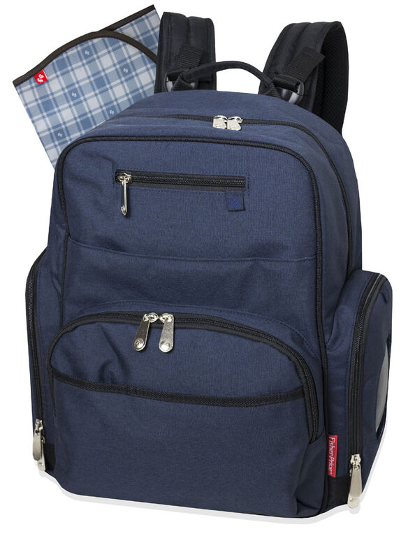 Fisher Price Denim Deluxe Backpack