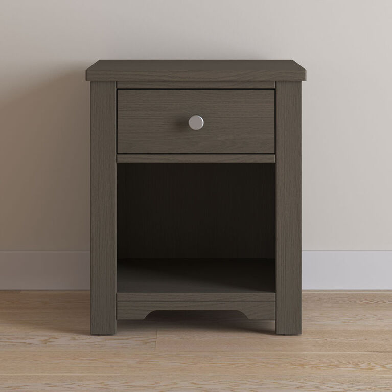 Forever Eclectic by Child Craft - Harmony Night Stand - Dapper Gray