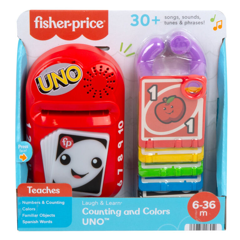 Fisher-Price Laung and Learn Counting and Colors UNO - English and French Version