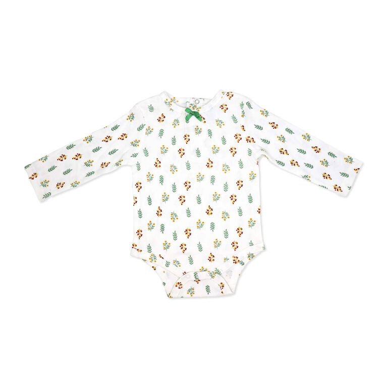 Baby Mode 3 Piece Jumper Set: Blue Floral Baby Mode 3 Piece Jumper Set: Blue Floral