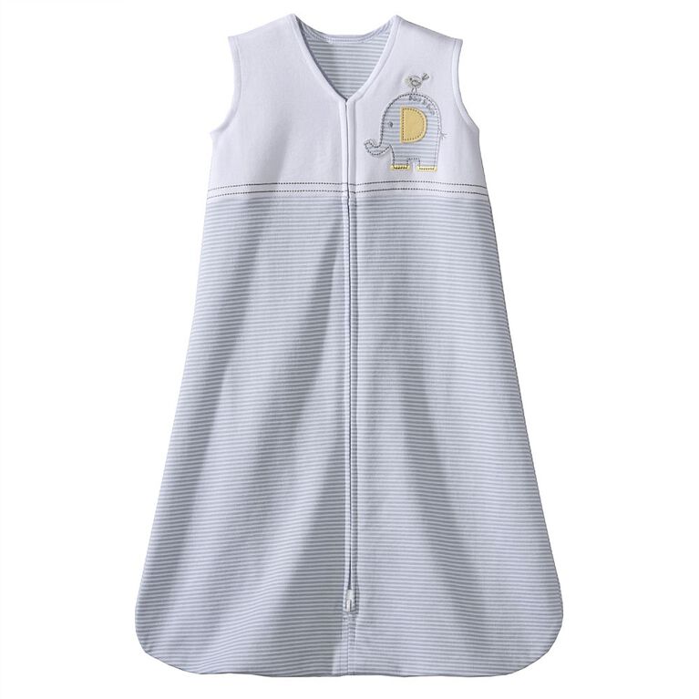 Halo SleepSack Wearable Blanket Cotton - Gray Elephant (Small)