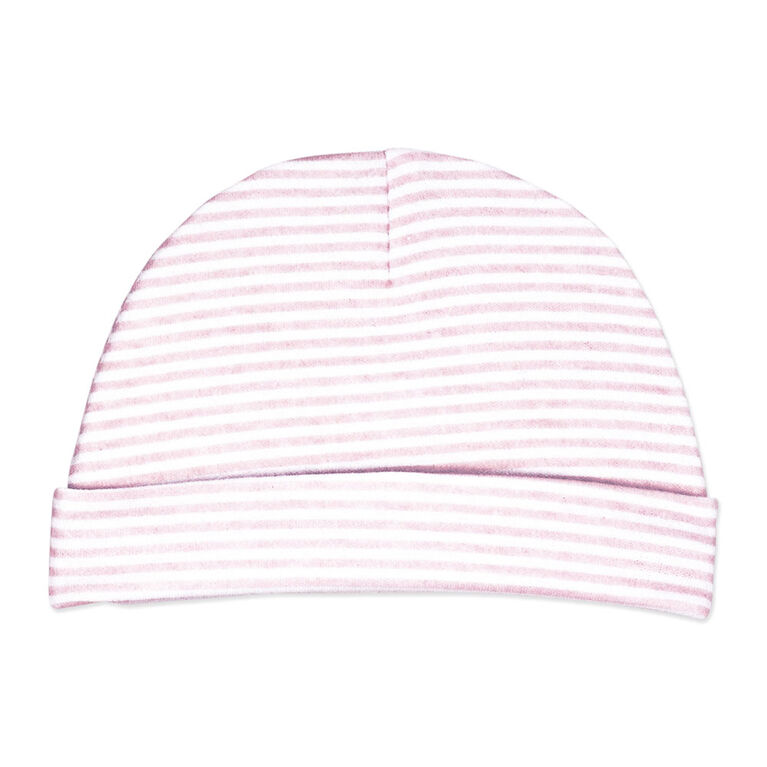 Naturelle 2 Pack Hat: Pink 0-6M