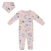 Minnie Mouse 2 Piece Sleeper-Bib Pink
