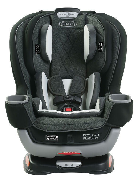 Graco Extend2Fit Platinum Convertible Car Seat Shale R Exclusive