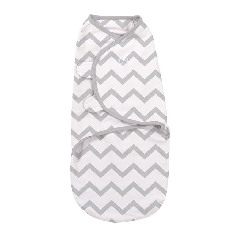 Summer Infant SwaddleMe - Couverture-sac originale - Petite - Ensemble de 3 - Zigzags, points multicolores.