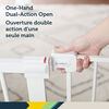 Safety 1st Easy Install Walk-Through Metal Gate- White