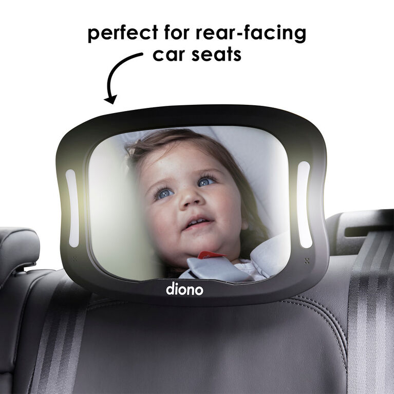 Diono Easy View XXL Baby Car Mirror with Extra Wide View, Safety Car