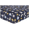 Sammy & Lou 2-Pack Microfiber Fitted Crib Sheet Set  - Zambia