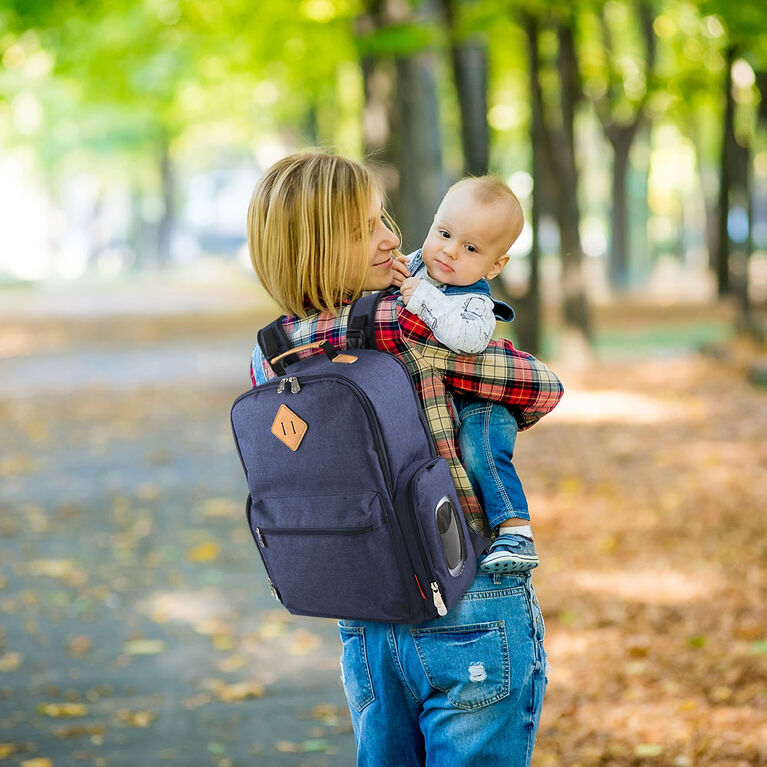 Fisher-Price River Backpack Diaper Bag - Old World Navy