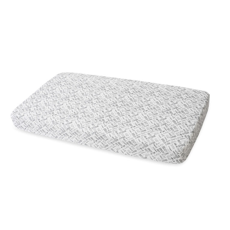 Red Rover - Cotton Muslin Crib Sheet - Love Language - R Exclusive