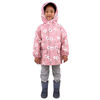 Kids Fleece Lined Rain Jackets  | White Tulip - 5T (5-6Y)