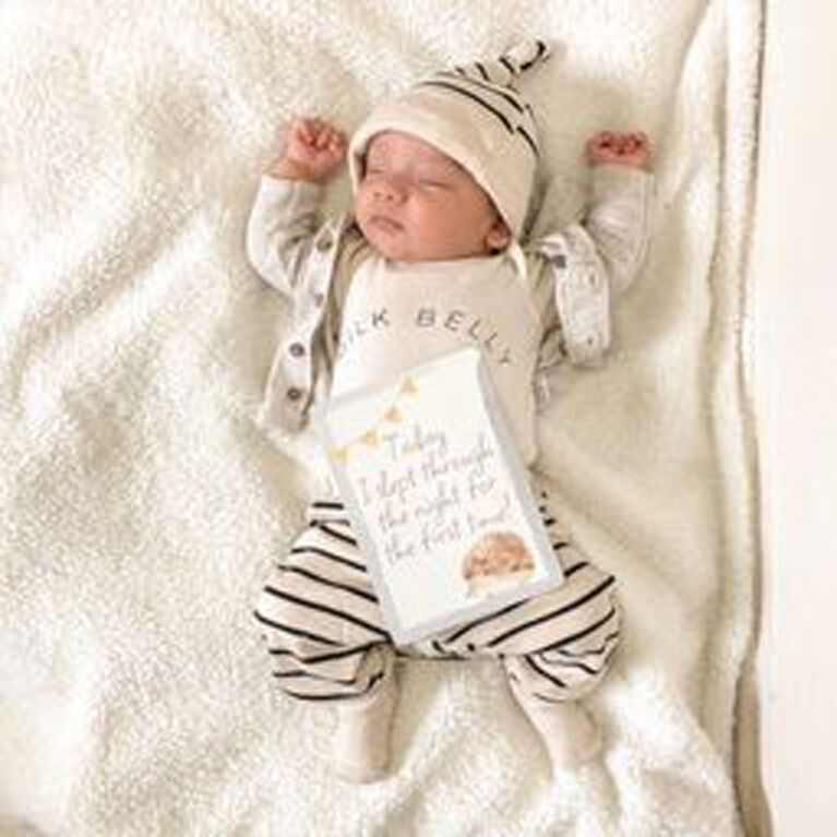 Itzy Ritzy Milestone Cards , Neutral, Woodland Animals