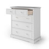 Child Craft Camden Ready to Assemble 4-Drawer Chest - Matte White