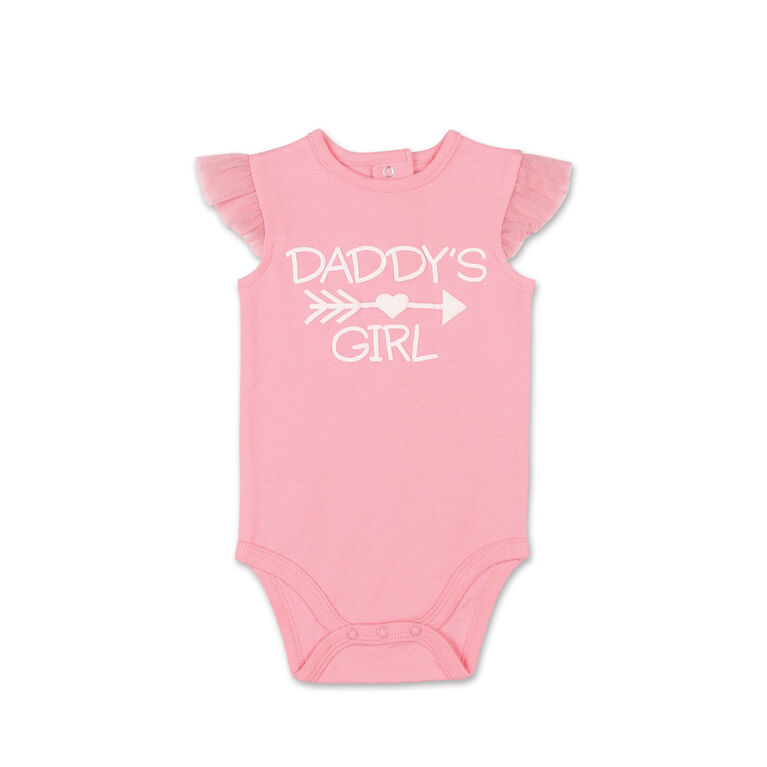 Koala Baby Daddy's Girl Ruffle Sleeve Bodysuit - 3-6 Months