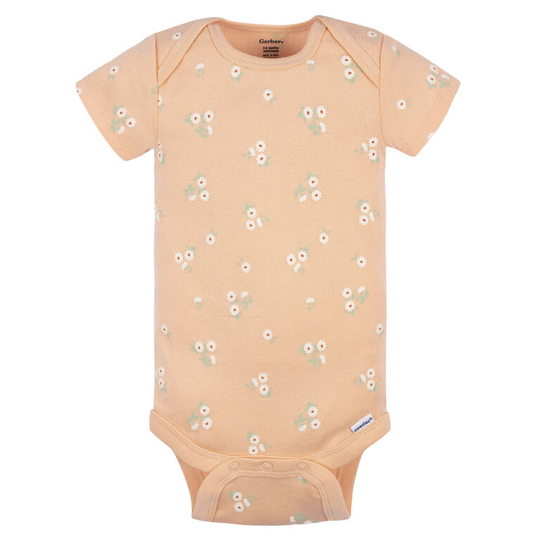 Gerber Childrenswear - Paquet de 3 combinaisons - Fleurs sauvages - 3-6M