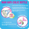 MAM Biberon anti-colique MAM, 9 oz, 2 unités - blanc créme.