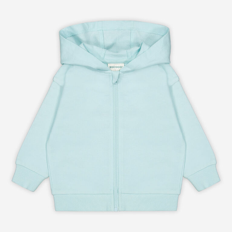 Rococo Chandail à Capuche Zippé Aqua 5/6