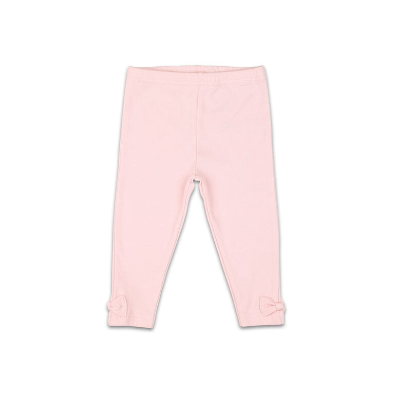 The Peanutshell Baby Girl Layette Mix & Match Ankle Bow Legging - 9-12 Months