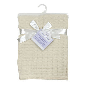Couverture Tissée Ottoman En Mousseline Koala Baby - Ivoire