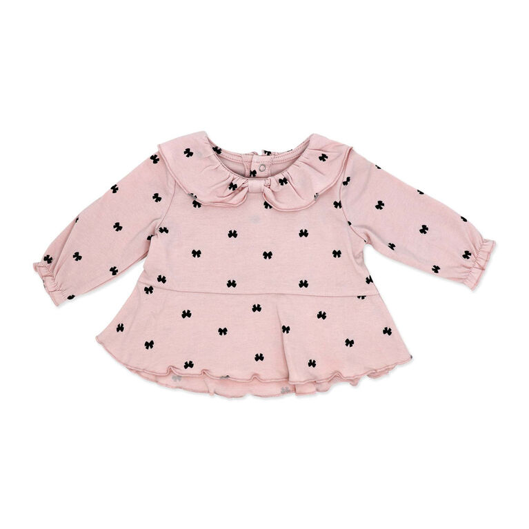 Baby Mode Ensemble 3 pièces legging et bandeau : nœud rose 3M