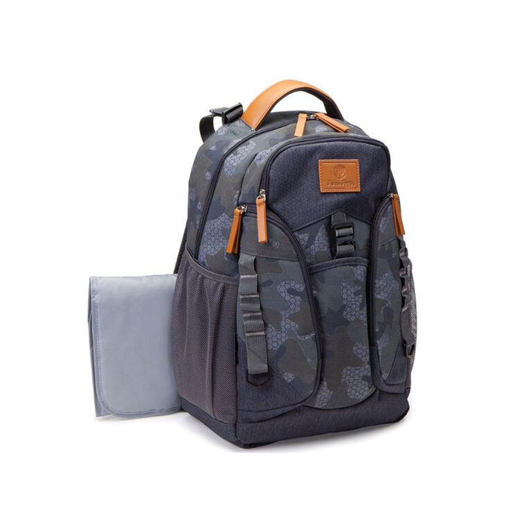 Jeep Adventurers Backpack Diaper Bag Camo Crosshatch