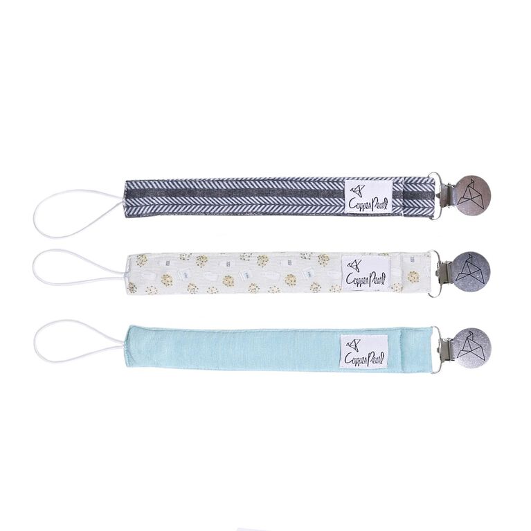 Copper Pearl - Chip Binky Clips